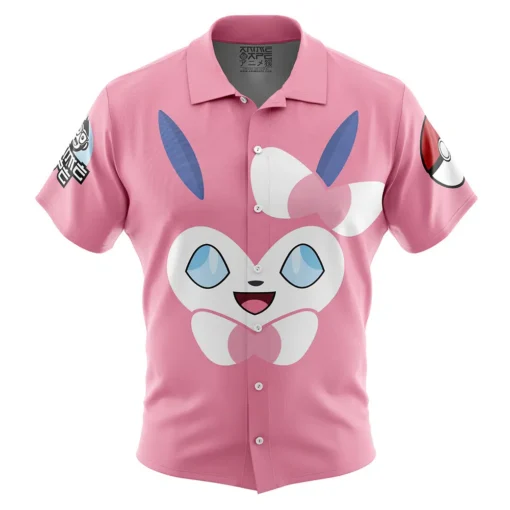 Chemise hawaïenne Sylvallié Pokémon