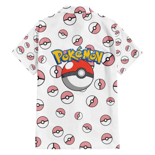 Chemise hawaïenne Sylveon Poke Ball Anime – Image 2