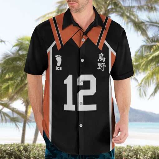 Chemise hawaïenne Tadashi Yamaguchi Karasuno – Image 3