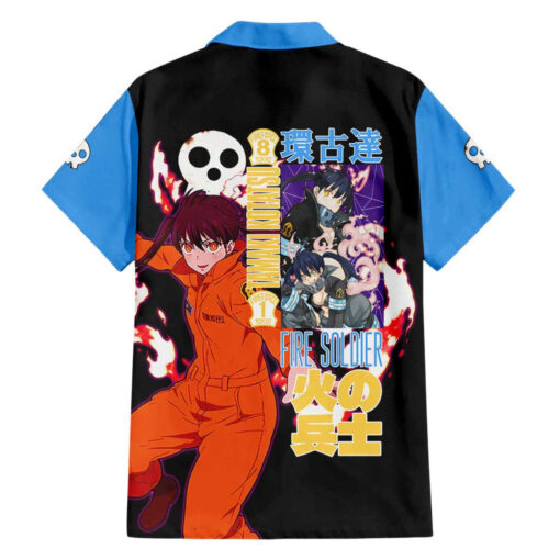 Chemise hawaïenne Tamaki Kotatsu Fire Force Anime Japon – Image 2