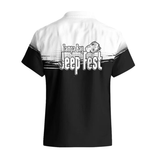 Chemise hawaïenne Tamba Bay Jeep Fest Grunge Blanc – Image 3