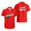 Chemise hawaïenne Tamba Bay Jeep Fest Rouge Simple