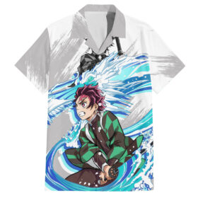 Chemise hawaïenne Tanjiro Demon Slayer
