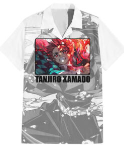 Chemise hawaïenne Tanjiro Kamado Demon Slayer Anime