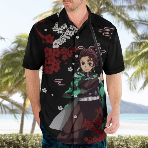 Chemise hawaïenne Tanjiro Kamado Style Japon – Image 3
