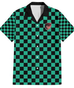Chemise hawaïenne Tanjiro Respiration du Soleil Demon Slayer Anime