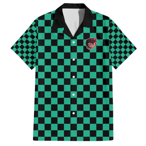 Chemise hawaïenne Tanjiro Respiration du Soleil Demon Slayer Anime