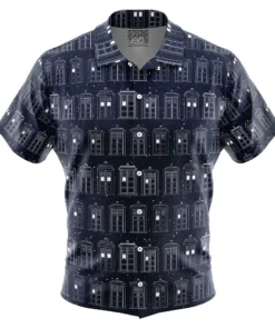 Chemise hawaïenne Tardis Doctor Who