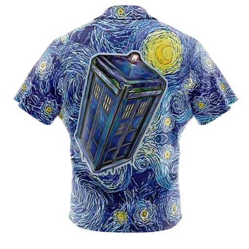 Chemise hawaïenne Tardis Nuit étoilée Doctor Who – Image 2