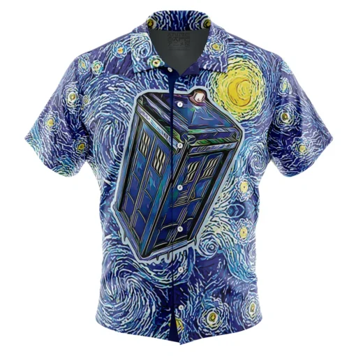 Chemise hawaïenne Tardis Nuit étoilée Doctor Who