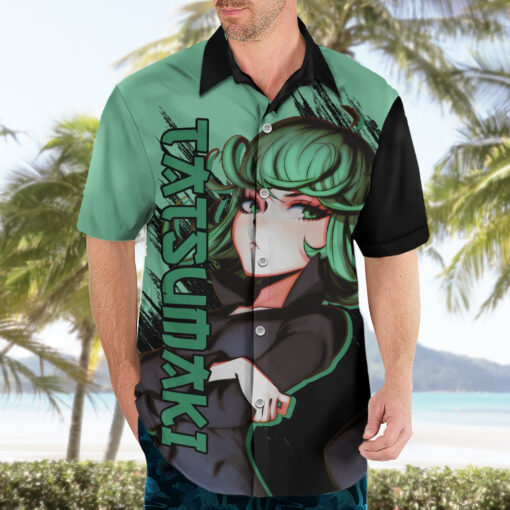 Chemise hawaïenne Tatsumaki Demon Slayer – Image 3