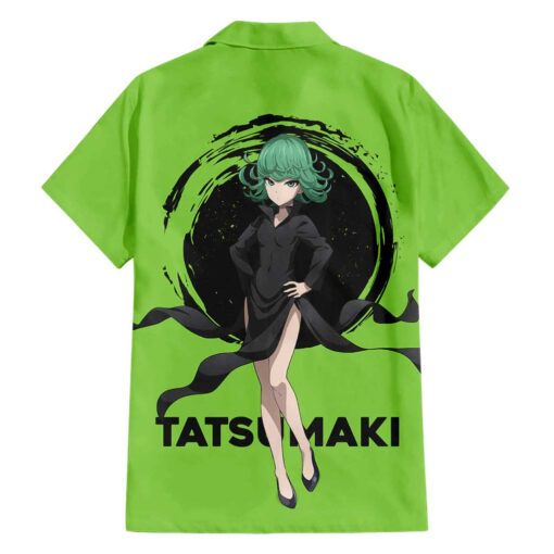 Chemise hawaïenne Tatsumaki One Punch Man Motif Texte Anime – Image 2