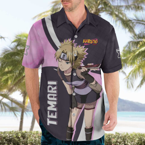 Chemise hawaïenne Temari Naruto Anime – Image 3