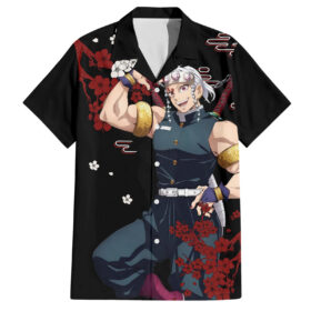 Chemise hawaïenne Tengen Uzui Style Japon Anime