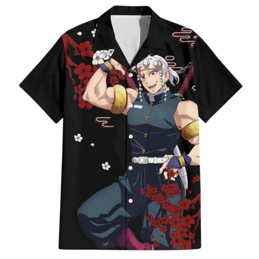 Chemise hawaïenne Tengen Uzui Style Japon Anime
