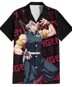 Chemise hawaïenne Tengen Uzui Demon Slayer Anime