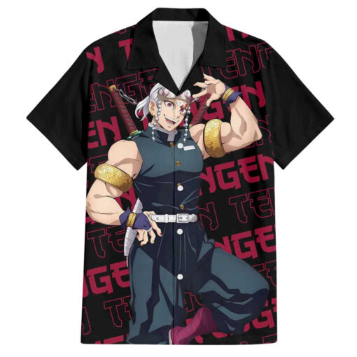 Chemise hawaïenne Tengen Uzui Demon Slayer Anime