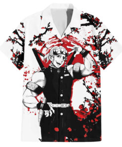 Chemise hawaïenne Tengen Uzui Demon Slayer Anime Japon