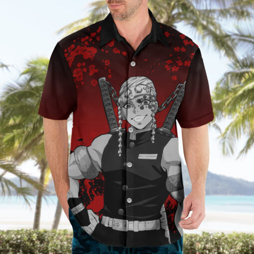 Chemise hawaïenne Tengen Uzui Art Japon – Image 3
