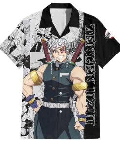 Chemise hawaïenne Tengen Uzui Style Manga
