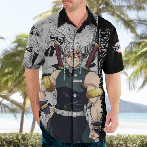 Chemise hawaïenne Tengen Uzui Style Manga – Image 3