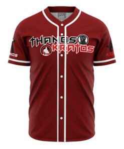 Maillot de baseball Thanos et Kratos Marvel