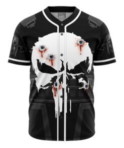 Maillot de baseball The Punisher Cosplay Marvel