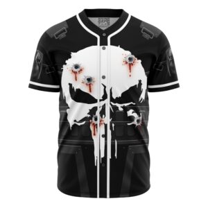 Maillot de baseball The Punisher Cosplay Marvel