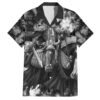 Chemise hawaïenne Chevalier Tête de Mort Berserk Grunge Anime