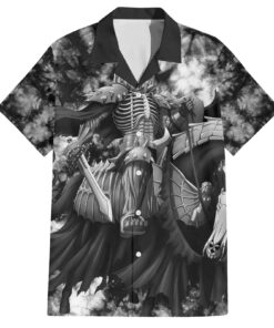Chemise hawaïenne Chevalier Tête de Mort Berserk Grunge Anime