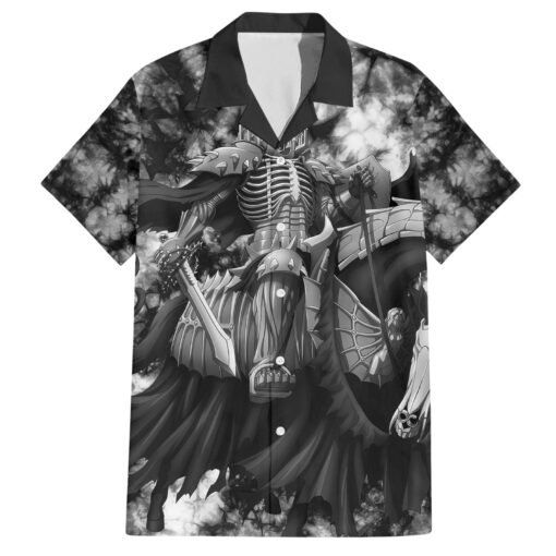 Chemise hawaïenne Chevalier Tête de Mort Berserk Grunge Anime