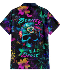 Chemise hawaïenne Cette beauté est une bête