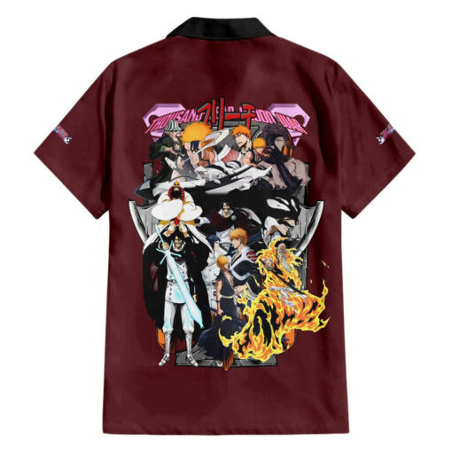 Chemise hawaïenne Arc Guerre du Sang Millénaire Bleach Anime Japon – Image 2