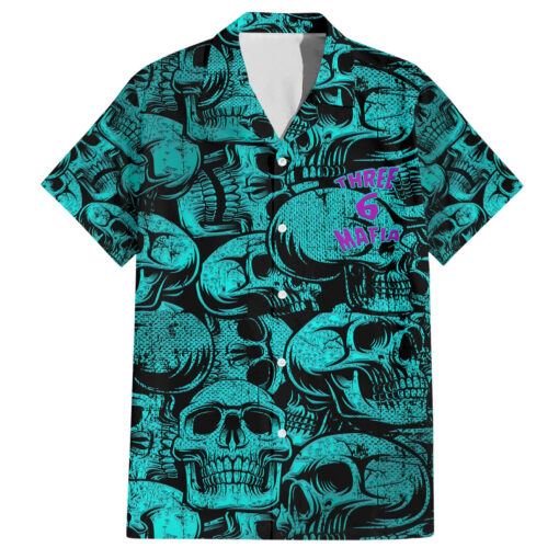 Chemise hawaïenne Trois 6 Mafia Tête de Mort