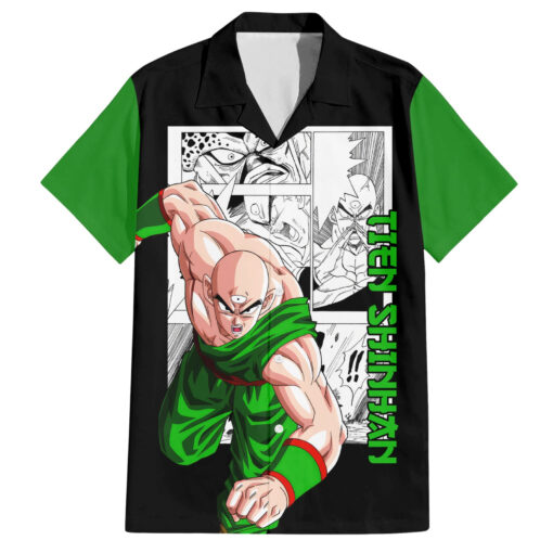 Chemise hawaïenne Tien Shinhan Dragon Ball Mix Anime Manga