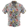 Chemise hawaïenne Toad Mario Bros