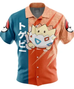Chemise hawaïenne Attaque Togepi Pokémon