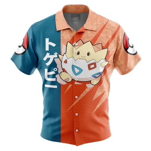 Chemise hawaïenne Attaque Togepi Pokémon