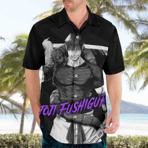 Chemise hawaïenne Toji Fushiguro Jujutsu Kaisen Anime – Image 3