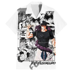 Chemise hawaïenne Toji Fushiguro Jujutsu Kaisen Anime Mix Manga