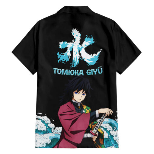 Chemise hawaïenne Tomioka Giy Demon Slayer Anime – Image 2