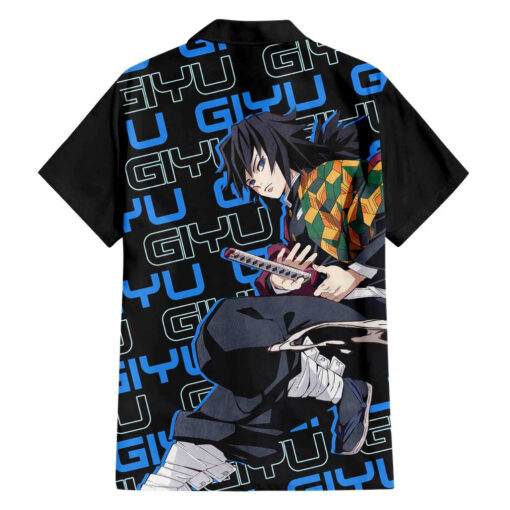 Chemise hawaïenne Tomioka Giyu Demon Slayer Anime Japon – Image 2