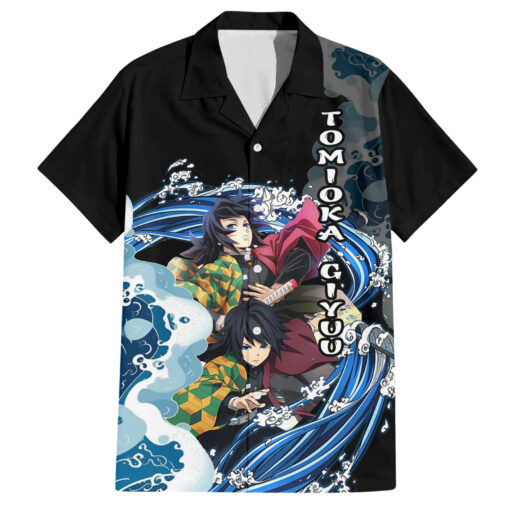 Chemise hawaïenne Tomioka Giyuu Demon Slayer Anime Japon