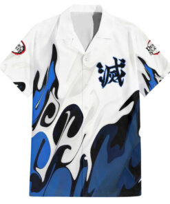 Chemise hawaïenne Tomioka Gyu Demon Slayer Anime
