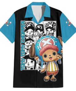 Chemise hawaïenne Tony Tony Chopper One Piece Anime Mix Manga
