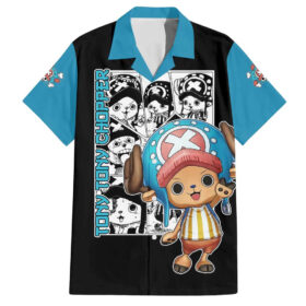 Chemise hawaïenne Tony Tony Chopper One Piece Anime Mix Manga