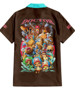 Chemise hawaïenne Tony Tony Chopper One Piece Anime V4