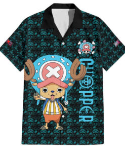 Chemise hawaïenne Tony Tony Chopper Straw Hat Team One Piece Anime