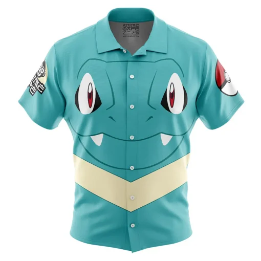 Chemise hawaïenne Visage Carapuce Pokémon