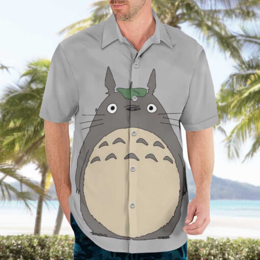 Chemise hawaïenne Totoro Mon Voisin Totoro Ghibli Anime – Image 3